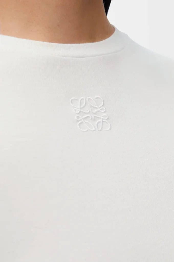 Long sleeve top in modal White Long sleeve top in modal White