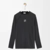 Long sleeve top in technical jersey Black Long sleeve top in technical jersey Black