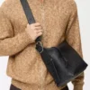 Loop hobo in supple grained calfskin Black Loop hobo in supple grained calfskin Black