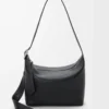 Loop hobo in supple grained calfskin Black Loop hobo in supple grained calfskin Black