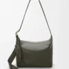 Loop hobo in supple grained calfskin Dark Khaki Loop hobo in supple grained calfskin Dark Khaki