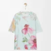 Loose fit T-shirt in cotton Light Blue/Multicolor Loose fit T-shirt in cotton Light Blue/Multicolor