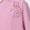 Loose fit T-shirt in cotton Pink