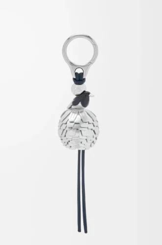 Magpie dice charm Deep Navy/Silver Magpie dice charm Deep Navy/Silver