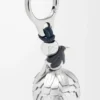 Magpie dice charm Deep Navy/Silver