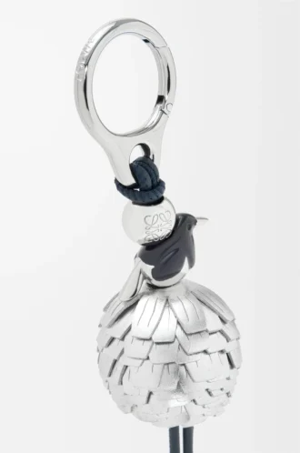 Magpie dice charm Deep Navy/Silver Magpie dice charm Deep Navy/Silver