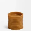 Medium Bronze beeswax candle Amber Medium Bronze beeswax candle Amber