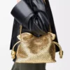 Medium Flamenco clutch in laminated lambskin Gold Medium Flamenco clutch in laminated lambskin Gold