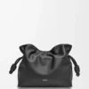 Medium Flamenco clutch in nappa calfskin Black Medium Flamenco clutch in nappa calfskin Black
