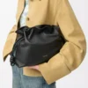 Medium Flamenco clutch in nappa calfskin Black Medium Flamenco clutch in nappa calfskin Black