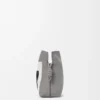 Medium Flamenco clutch in nappa calfskin Grey/Light Ghost Medium Flamenco clutch in nappa calfskin Grey/Light Ghost