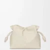 Medium Flamenco clutch in nappa calfskin Sea Salt Medium Flamenco clutch in nappa calfskin Sea Salt