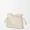 Medium Flamenco clutch in nappa calfskin Sea Salt Medium Flamenco clutch in nappa calfskin Sea Salt