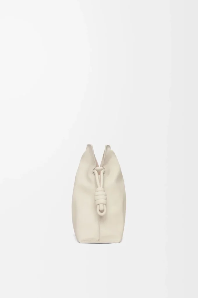 Medium Flamenco clutch in nappa calfskin Sea Salt Medium Flamenco clutch in nappa calfskin Sea Salt
