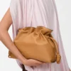 Medium Flamenco clutch in nappa calfskin Warm Desert Medium Flamenco clutch in nappa calfskin Warm Desert