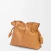 Medium Flamenco clutch in nappa calfskin Warm Desert Medium Flamenco clutch in nappa calfskin Warm Desert