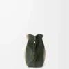Medium Flamenco clutch Landscape in nappa calfskin Bottle Green/Ochre Medium Flamenco clutch Landscape in nappa calfskin Bottle Green/Ochre