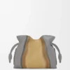 Medium Flamenco clutch Landscape in nappa calfskin Sparkling Grey/Butter Medium Flamenco clutch Landscape in nappa calfskin Sparkling Grey/Butter