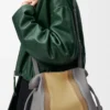 Medium Flamenco clutch Landscape in nappa calfskin Sparkling Grey/Butter Medium Flamenco clutch Landscape in nappa calfskin Sparkling Grey/Butter