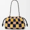 Medium Flamenco purse in jacquard knit Multicolor Deep Navy Medium Flamenco purse in jacquard knit Multicolor Deep Navy