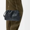 Medium Flamenco purse in mellow nappa lambskin Black Medium Flamenco purse in mellow nappa lambskin Black