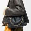 Medium Flamenco purse in mellow nappa lambskin Black Medium Flamenco purse in mellow nappa lambskin Black