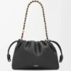 Medium Flamenco purse in mellow nappa lambskin Black Medium Flamenco purse in mellow nappa lambskin Black