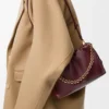 Medium Flamenco purse in mellow nappa lambskin Dark Burgundy Medium Flamenco purse in mellow nappa lambskin Dark Burgundy