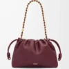 Medium Flamenco purse in mellow nappa lambskin Dark Burgundy Medium Flamenco purse in mellow nappa lambskin Dark Burgundy