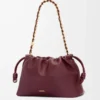 Medium Flamenco purse in mellow nappa lambskin Dark Burgundy Medium Flamenco purse in mellow nappa lambskin Dark Burgundy