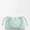 Medium Flamenco purse in mellow nappa lambskin Frozen Medium Flamenco purse in mellow nappa lambskin Frozen