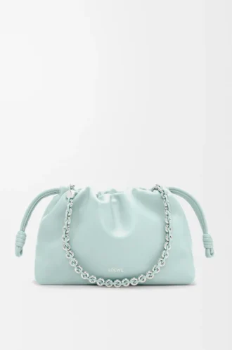 Medium Flamenco purse in mellow nappa lambskin Frozen