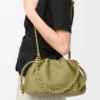 Medium Flamenco purse in mellow nappa lambskin Light Moss Medium Flamenco purse in mellow nappa lambskin Light Moss