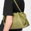 Medium Flamenco purse in mellow nappa lambskin Light Moss Medium Flamenco purse in mellow nappa lambskin Light Moss