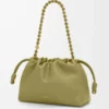 Medium Flamenco purse in mellow nappa lambskin Light Moss Medium Flamenco purse in mellow nappa lambskin Light Moss