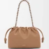 Medium Flamenco purse in mellow nappa lambskin Mocha Medium Flamenco purse in mellow nappa lambskin Mocha