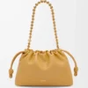 Medium Flamenco purse in mellow nappa lambskin Sahara