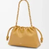 Medium Flamenco purse in mellow nappa lambskin Sahara