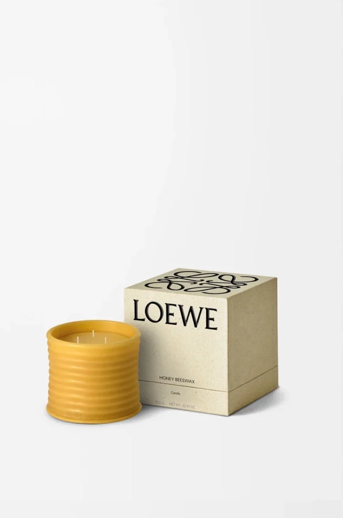 Medium Honey beeswax candle Yellow Medium Honey beeswax candle Yellow