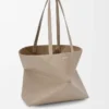 Medium horizontal Puzzle Fold tote in soft grained calfskin Clay Medium horizontal Puzzle Fold tote in soft grained calfskin Clay