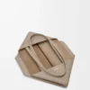 Medium horizontal Puzzle Fold tote in soft grained calfskin Clay Medium horizontal Puzzle Fold tote in soft grained calfskin Clay