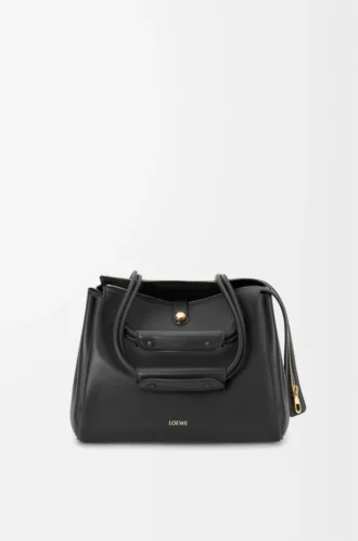 Medium Madrid bag in supple calfskin Black