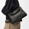 Medium Madrid bag in supple calfskin Black