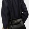 Medium Madrid bag in supple calfskin Black