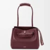 Medium Madrid bag in supple calfskin Dark Burgundy Medium Madrid bag in supple calfskin Dark Burgundy