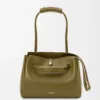 Medium Madrid bag in supple calfskin Olive