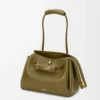 Medium Madrid bag in supple calfskin Olive