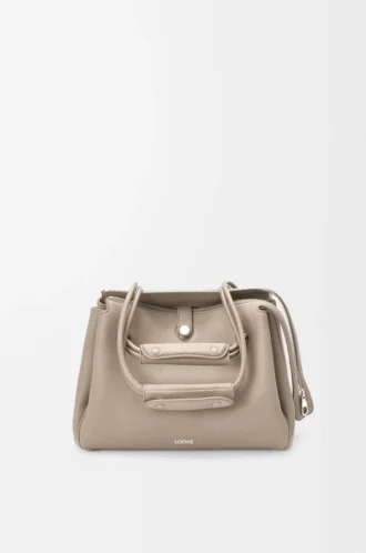 Medium Madrid bag in supple grained calfskin Clay