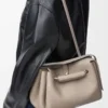 Medium Madrid bag in supple grained calfskin Clay
