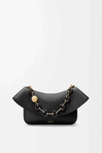 Medium Ola bag in smooth calfskin Black